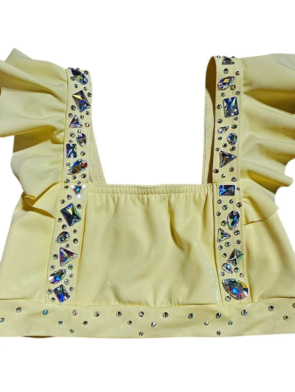 Kelle Innovative Costumes Custom Crystals Lyrical Solo Costume 4 Pieces CL